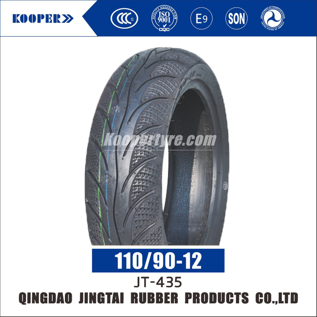 KOOPER 12 Inch Tyre Super wear-resistant run-flat Motorcycle Tubeless Tyre/Tires/Tire (110/90-12) With ISO E-MARK CCC DOT SGS COC SONCAP