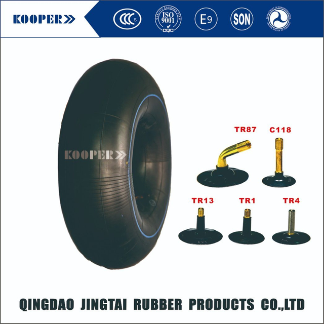 10 Inch ISO Standard TR87 Valve Motorcycle Natural&Butyl Inner Tube (3.50-10) With CCC,DOT,E-MARK,COC,SONCAP,SGS