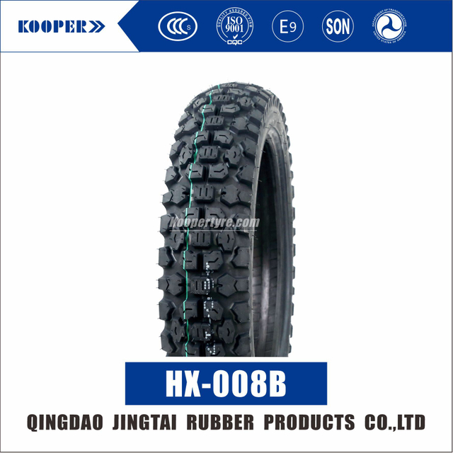 KOOPER Cross-country Tread Motorcycle Tubeless Tyre (100/90-18) with ISO DOT E-MARK
