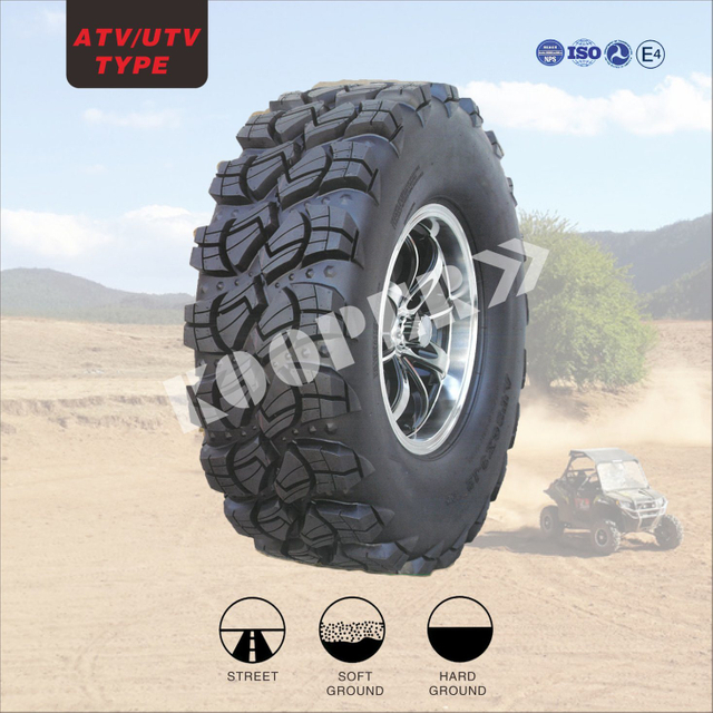 Quad UTV/ATV Tire (25X11-10, 23X8-11, 24X9-11, 25X8-12, 25X10-12, 25X11-12, 26X9-12, 26X11-12, 26X12-12, 27X9-12, 27X11-12, 27X12-12, 26X9-14, 26X11-14)