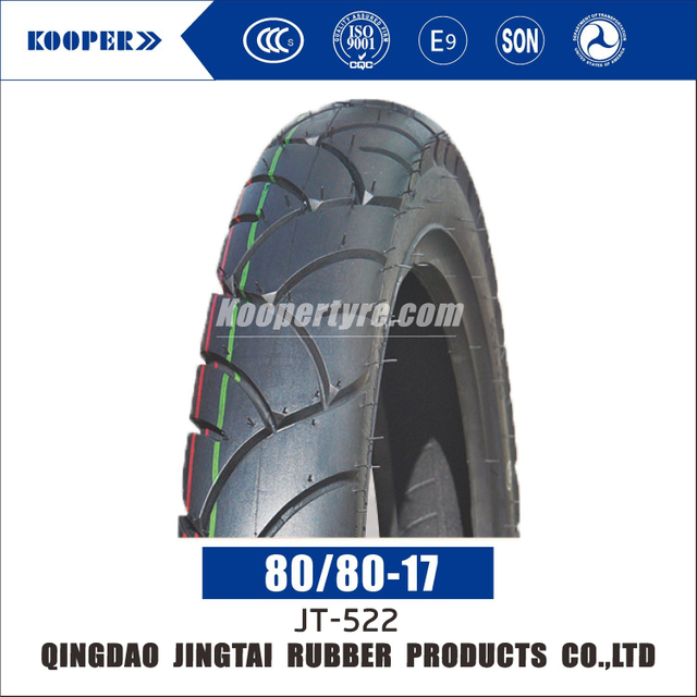 KOOPER Tubeless Tire 17 Inch High temperature resistant & Explosion-proof Wear-resistant Motorcycle Tyres/Tires/Tyre( 80/80-17 ) With ISO E-MARK CCC DOT SGS COC