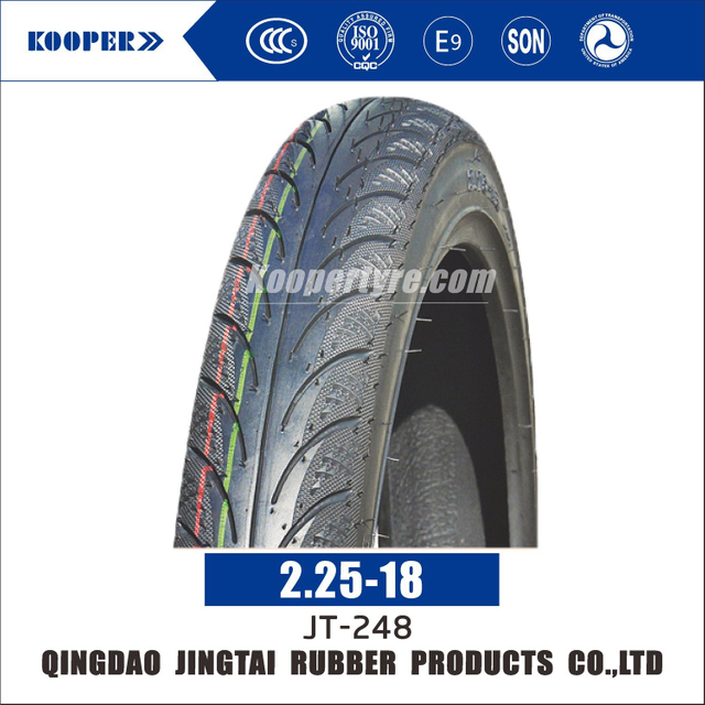 18 Inch OEM New 6pr Nylon Belt Bias Tire Natural Rubber Low Pressure Rubber Motorcycle Tube Tire /Tyre (2.25-18) with ISO CCC DOT E-MARK