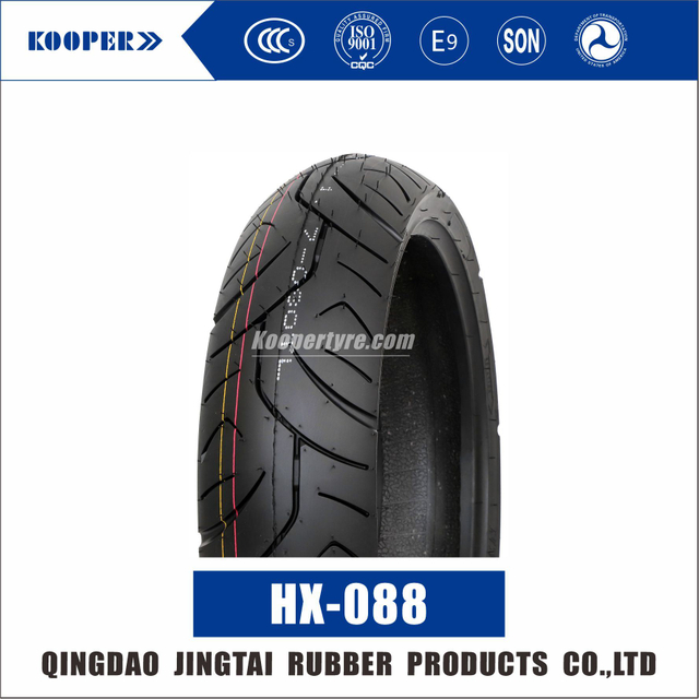 6PR/8PR KOOPER Super Highway Tread Motorcycle Tubeless Tyres/Tires(100/80-17)