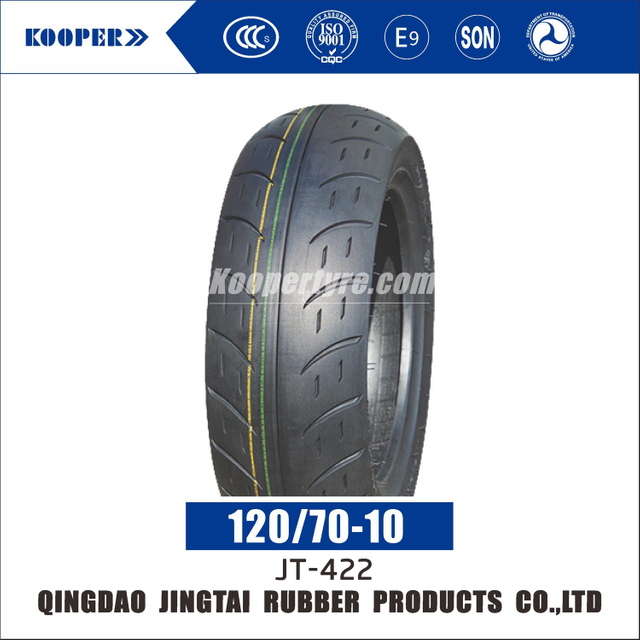 KOOPER 10 Inch Tyres Super Wear-resistant Run-flat Motorcycle Tubeless Tyre/Tires/Tire (120/70-10) With ISO E-MARK CCC DOT SGS COC SONCAP
