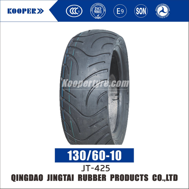 KOOPER HX105 6PR/8PR Super Highway Tread Motorcycle Tubeless Tyres/Tires (130/60-10) With ISO,CCC,E-MARK,DOT