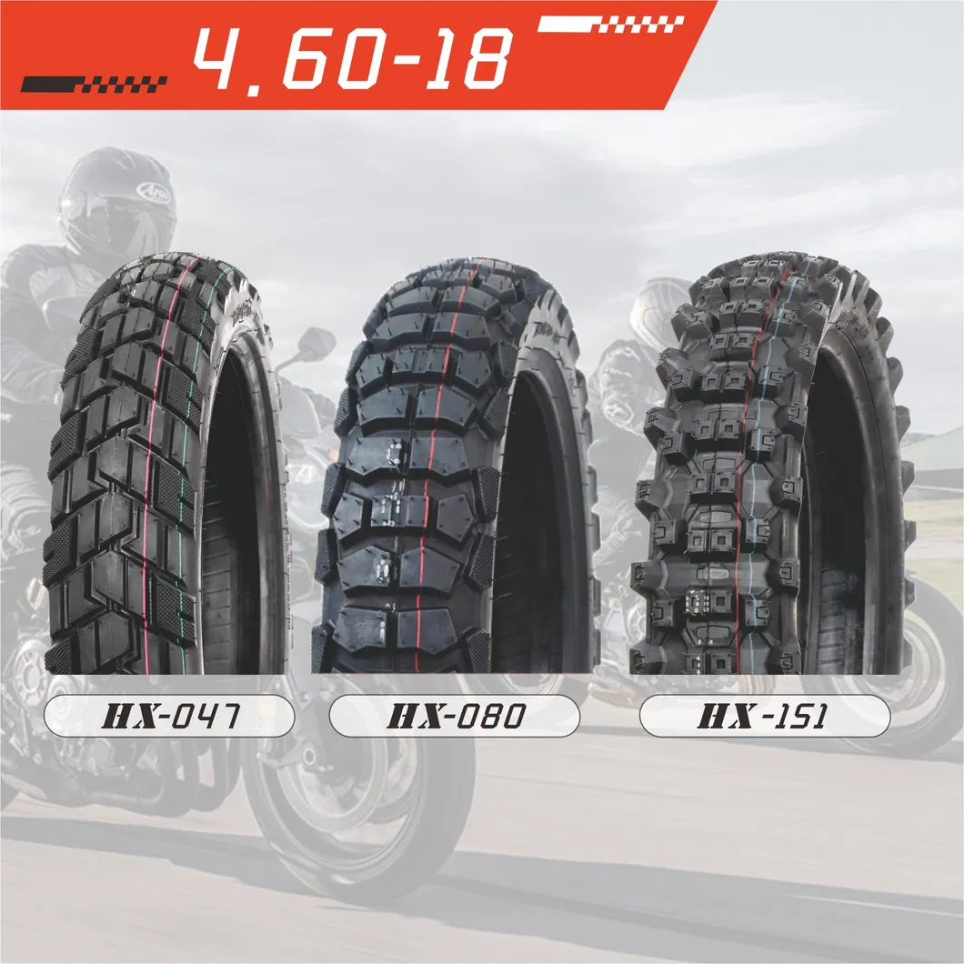 Long-Lasting Motorcycle Tire for All Conditions (4.60-18) from China with E-MARK