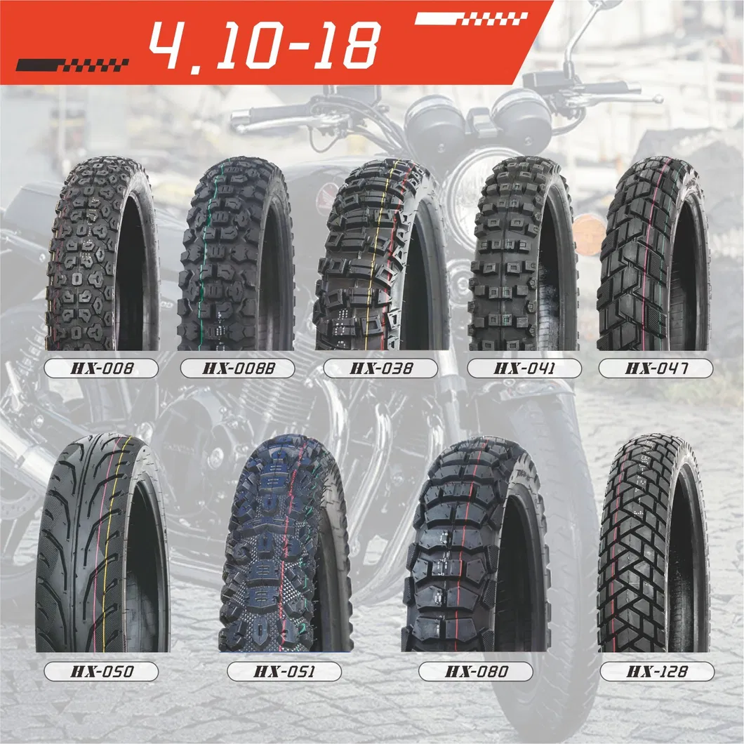 Mud and Snow Motorcycle Tube Tires(4.10-18) for All Terrain Riding