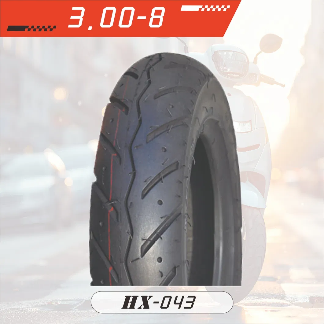 Dual Function Tubeless Motorcycle Tyre (3.00-8)