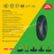 Tr87 Valve Motorcycle Natural Inner Tube (80/100-10) with ISO Standard