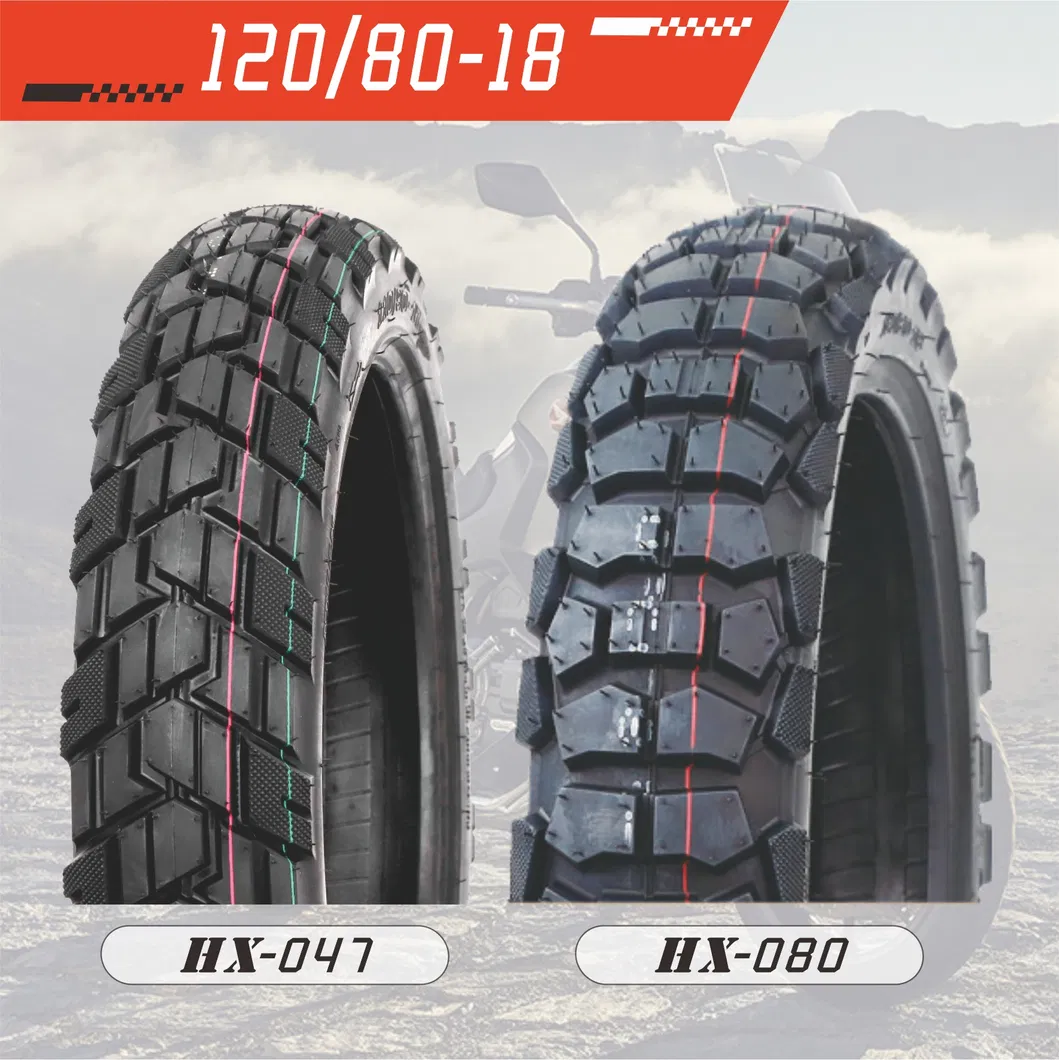 ISO Certification (120/80-18 )Motorcycle Tubeless Tires