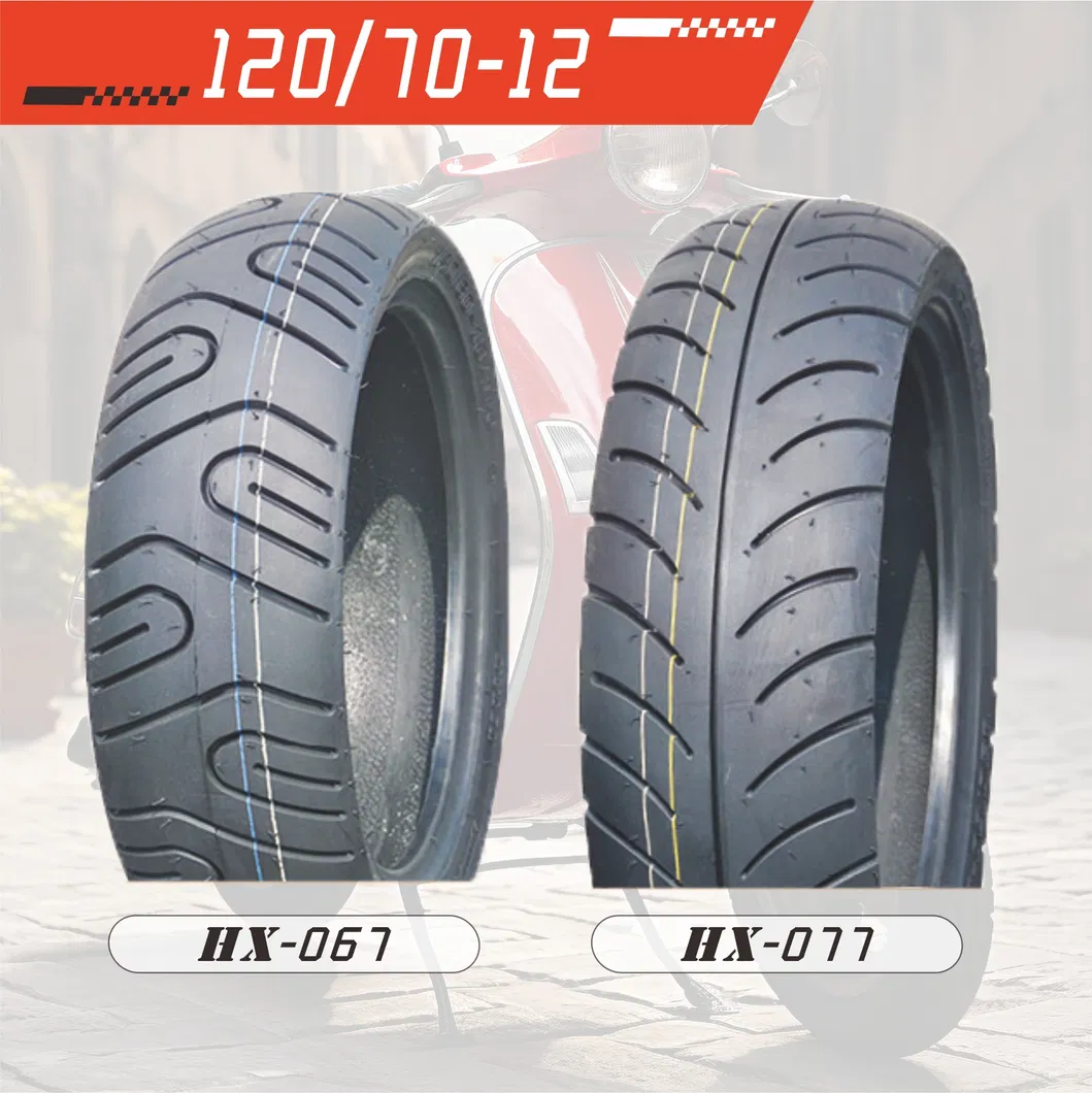 High Performance KOOPER 12 Inch 6PR/8PR Motorcycle Tubeless Tyres/Tires ( 120/70-12)
