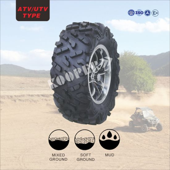 Explosion-Proof UTV Tyre (25X11-10, 23X8-11, 24X9-11, 25X8-12, 25X10-12, 25X11-12, 26X9-12, 26X11-12, 26X12-12, 27X9-12, 27X11-12, 27X12-12, 26X9-14, 26X11-14)