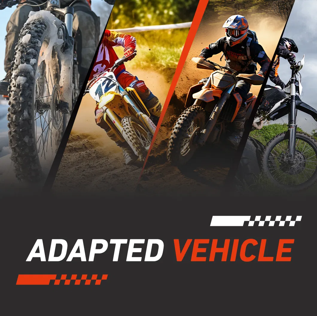 Mud and Snow Motorcycle Tube Tires(4.10-18) for All Terrain Riding
