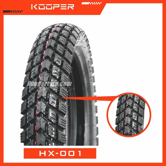 KOOPER 17 Inch 6PR/8PR Cross -Country  Motorcycle Tube Tyre/ Tire (3.00-17) with ISO  E-MARK DOT