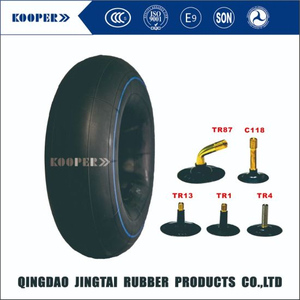 10 inch Butyl Motocycle Natural Inner Tube With ISO Standard