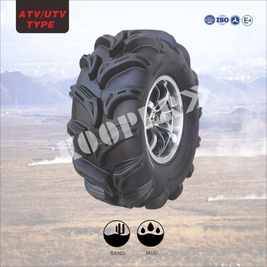 UTV/ATV Tyre (25X11-10, 23X8-11, 24X9-11, 25X8-12, 25X10-12, 25X11-12, 26X9-12, 26X11-12, 26X12-12, 27X9-12, 27X11-12, 27X12-12, 26X9-14, 26X11-14) with ISO