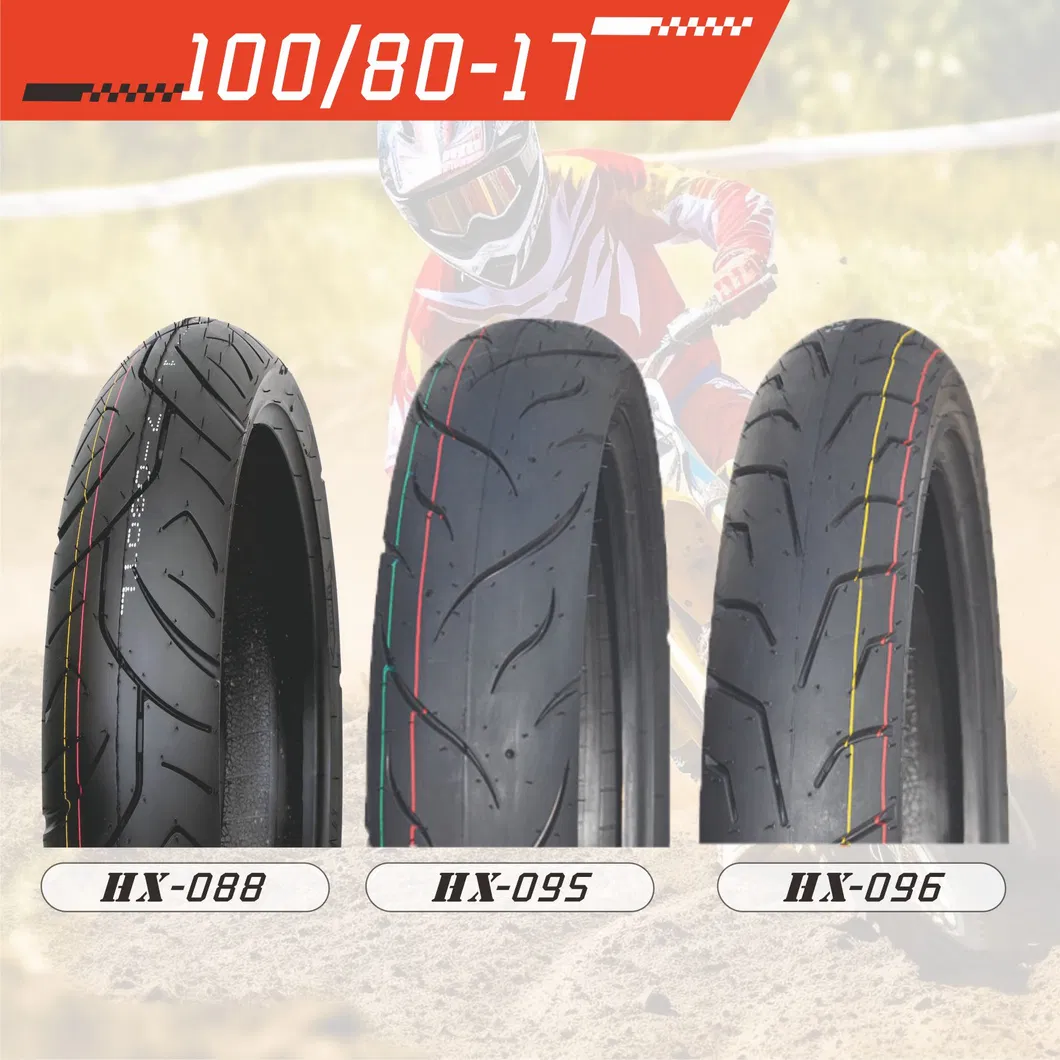 Durable Motorcycle Tire (100/80-17)for Long-Lasting Performance with E-MARK