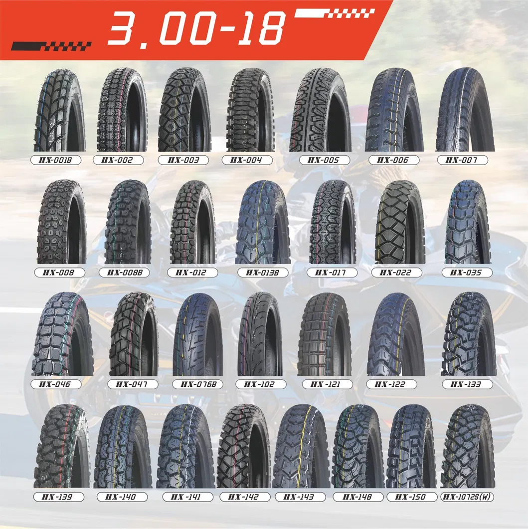 Off Road Motorcycle Tube Tire/Tyre (3.00-18) with ISO E-MARK DOT