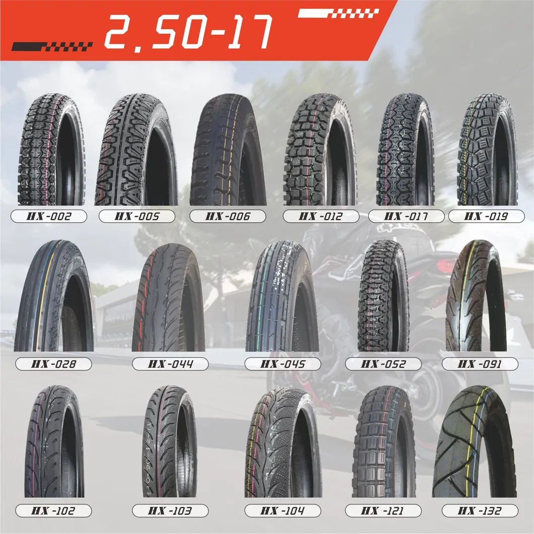 ISO E-MARK DOT 6PR/8PR Motorcycle Tube Tyres/Tires ( 2.50-17 )