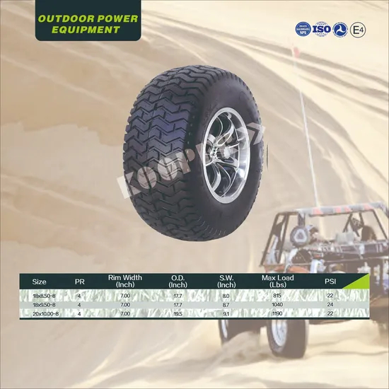 Lawnmower Trailer Tyres 11x4.00-5 13x5.00-6 13x6.50-6 15x6.00-6 16x6.50-8 16x7.50-8 18x6.50-8 18x8.50-8 18x9.50-8  20x8.00-8  20x10.00-8  20x8.00-10