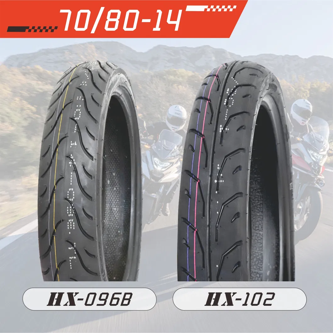 14 Inch KOOPER 6PR/8PR Street Sport Racing Motorcycle Tubeless Tyres/Tires (70/80-14) (70/80-17)